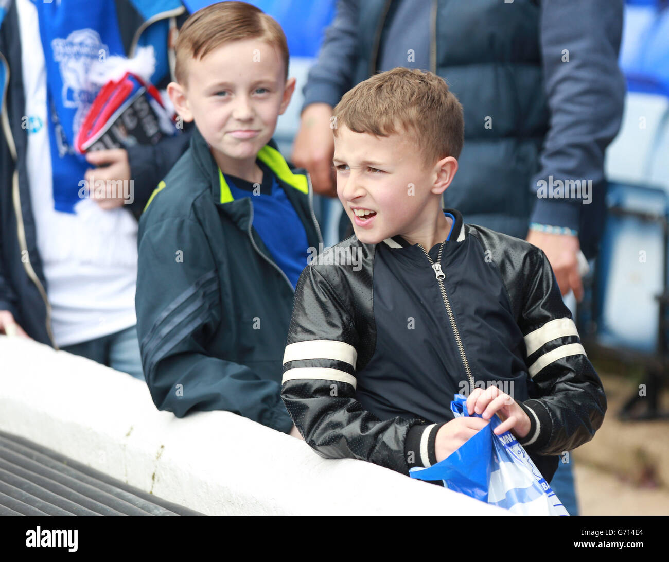 Pre-Match-Bilder vor dem Spiel zwischen Birmingham City und Blackburn Rovers Stockfoto