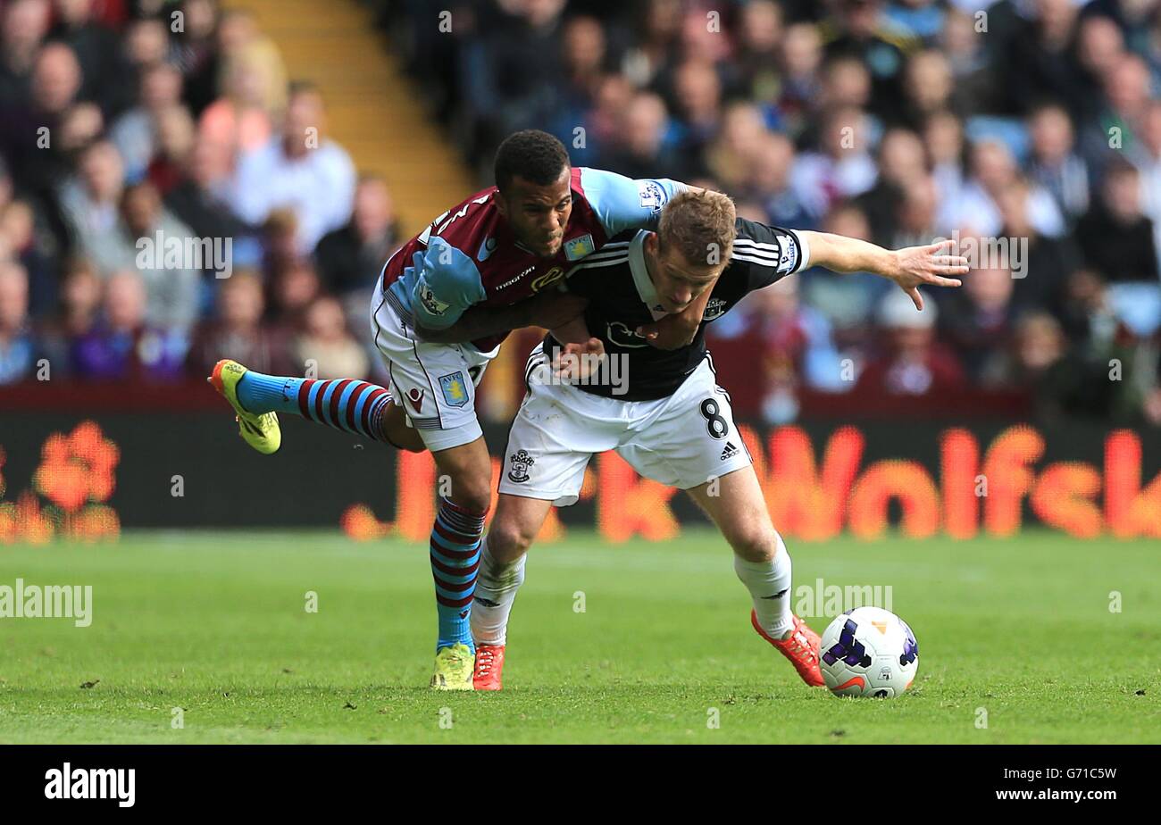 Fußball - Barclays Premier League - Aston Villa V Southampton - Villa Park Stockfoto