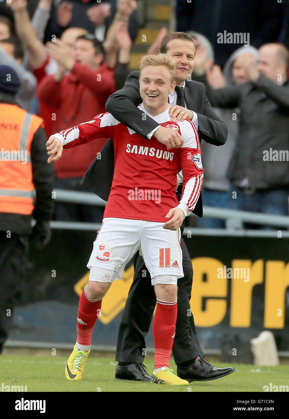 Fußball - Himmel Bet League One - Coventry City gegen Swindon Town - Sixfields Stadion Stockfoto