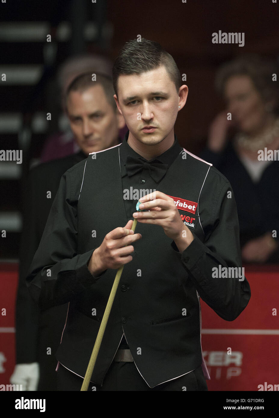 Snooker - Dafabet Snooker-WM - Tag vier - Tiegel Stockfoto