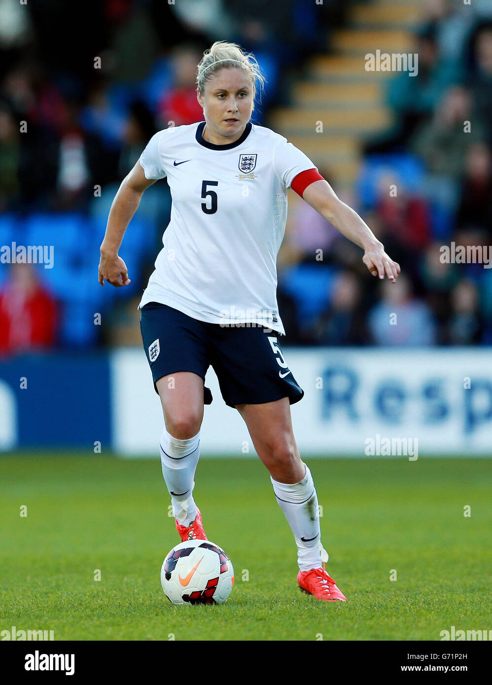 Fußball - 2015 FIFA Frauen WM - Qualifikation - Gruppe Six - England V Ukraine - indication Wiese Stadion Stockfoto