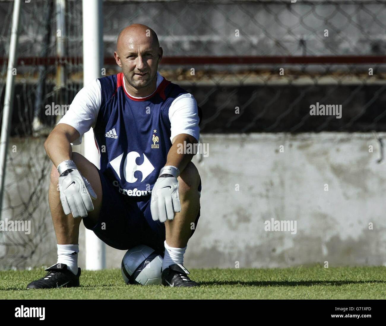 FRANKREICH-TRAINING Stockfoto