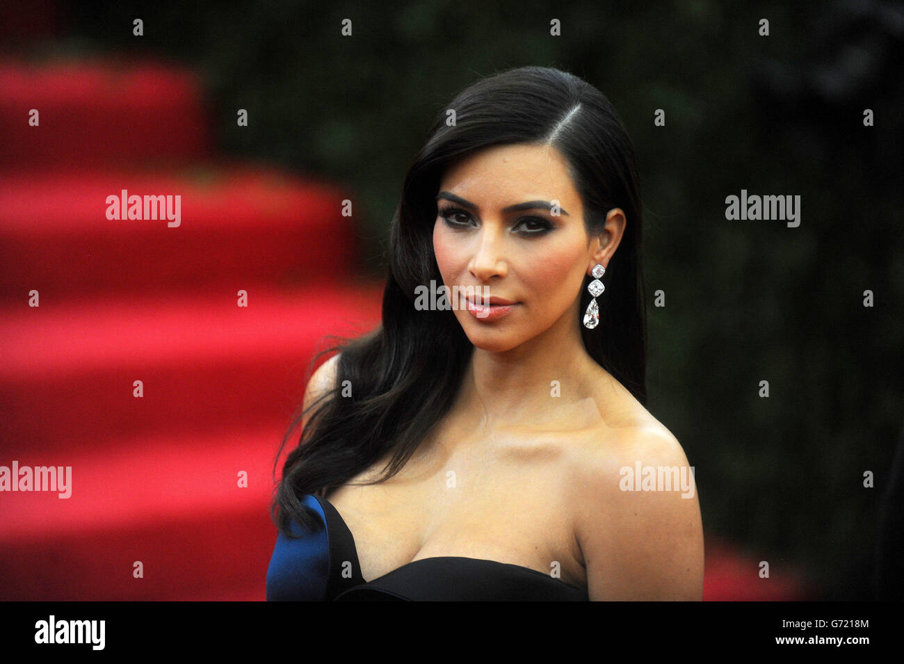 Kim Kardashian bei der Met Gala im Metropolitan Museum of Art in New York, USA. Stockfoto