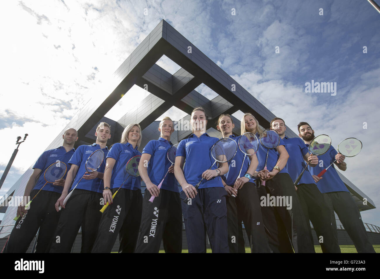 Sport - Commonwealth Games - Schottland Badminton Team Annoucement - Emirates Arena Stockfoto