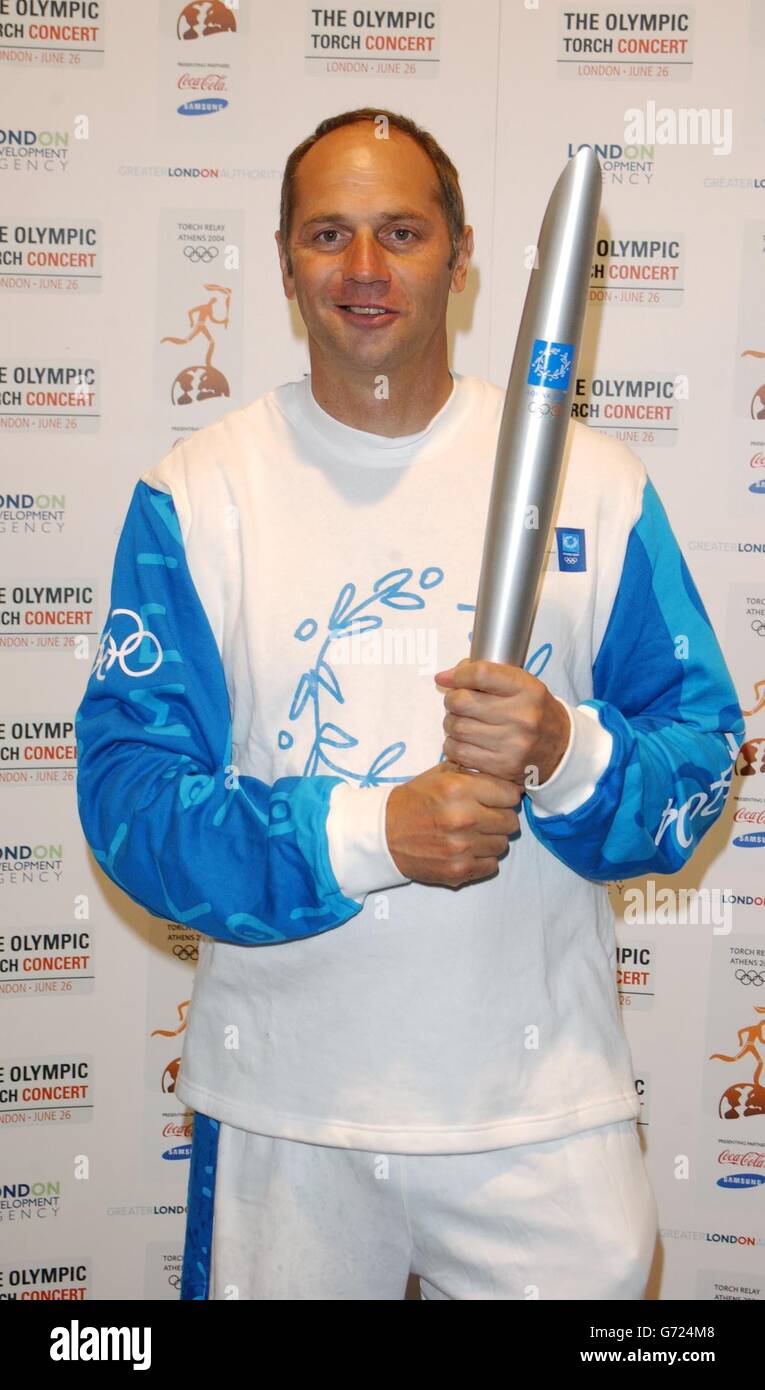 Olympische Fackel Konzert 2004 Stockfoto