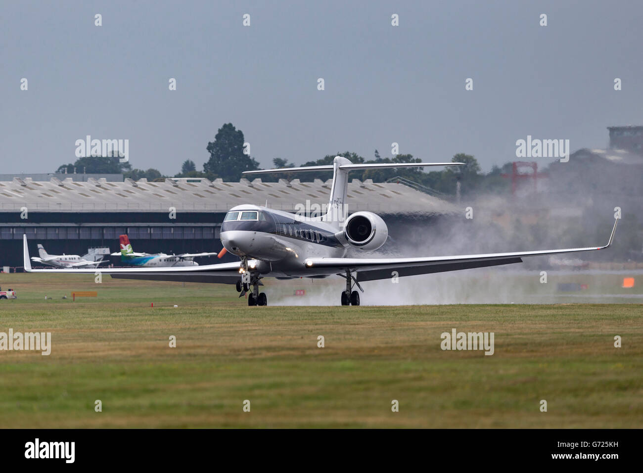 NetJets Gulfstream Aerospace G550 CS-DKK Stockfoto