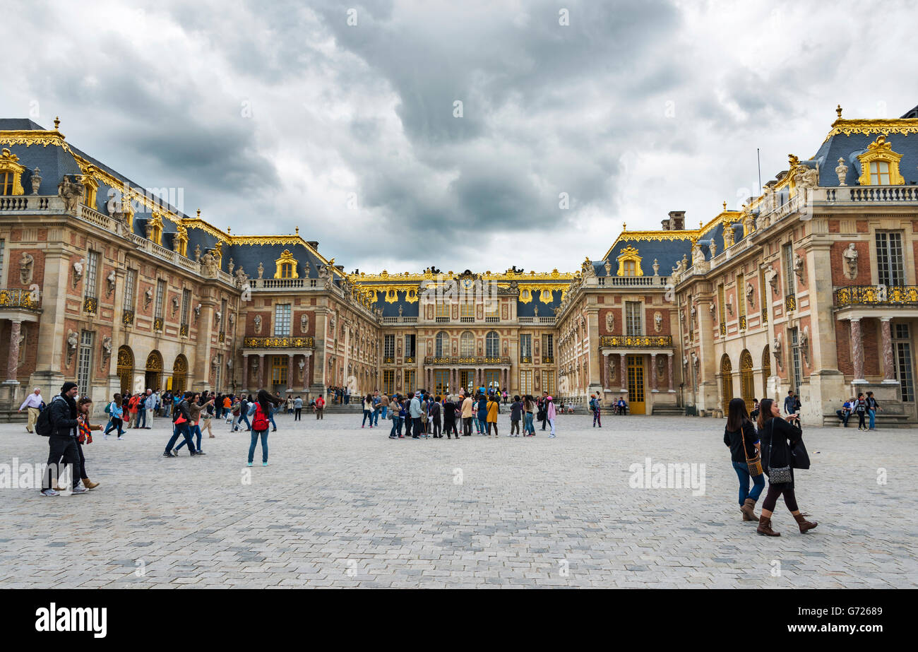 Schloss von Versailles, Yvelines, Region Ile de France, Frankreich Stockfoto