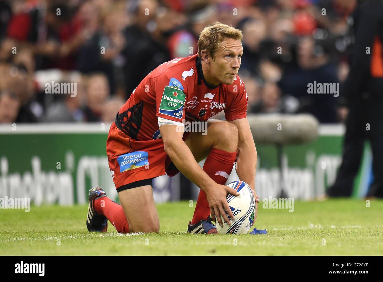 Rugby Union - Heineken Cup - Finale - RC Toulon gegen Saracens - Millennium Stadium. Jonny Wilkinson von RC Toulon beim Heineken Cup-Finale im Millennium Stadium, Cardiff. Stockfoto