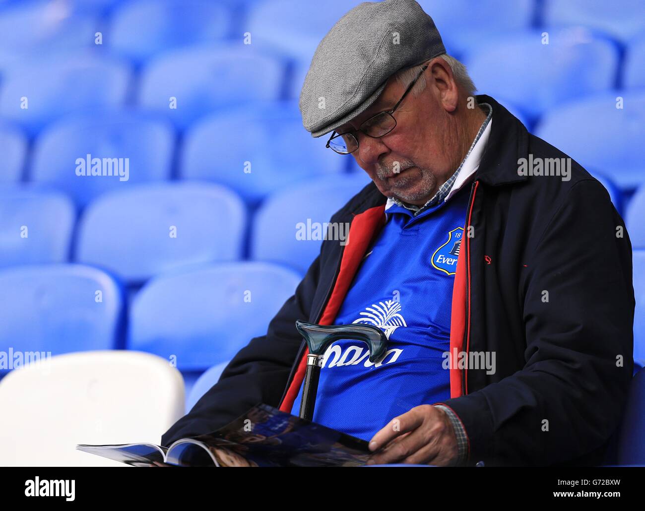 Fußball - Barclays Premier League - Everton gegen Manchester City - Goodison Park Stockfoto