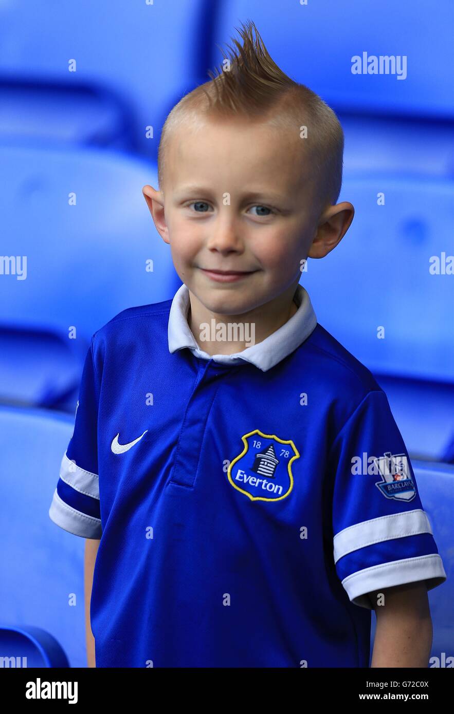 Fußball - Barclays Premier League - Everton gegen Manchester City - Goodison Park Stockfoto