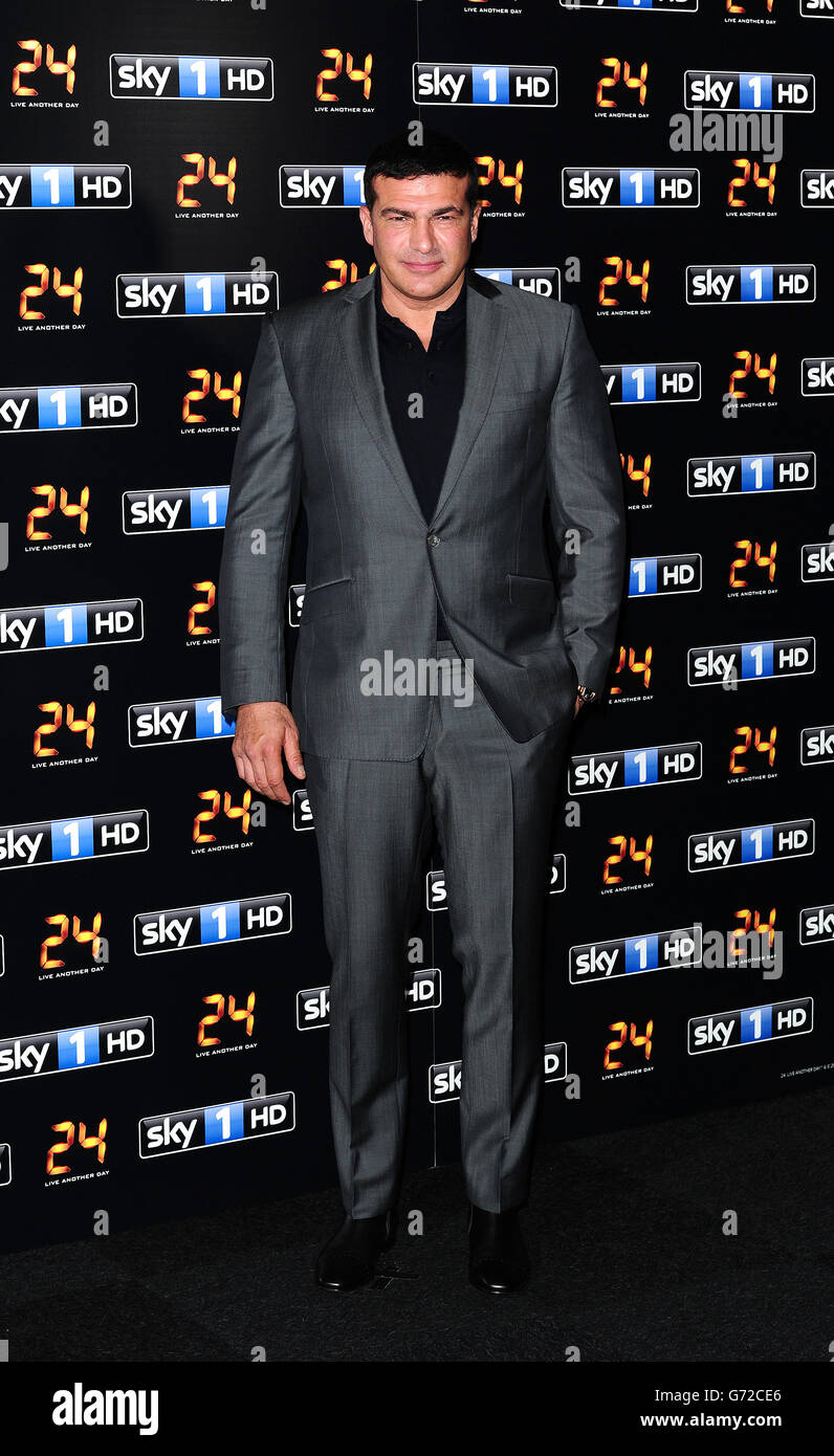 Tamar Hassan bei der 24: Live Another Day UK Premiere in Old Billingsgate, London. DRÜCKEN Sie VERBANDSFOTO. Bilddatum: Dienstag, 6. Mai 2014. Bildnachweis sollte lauten: Ian West/PA Wire Stockfoto