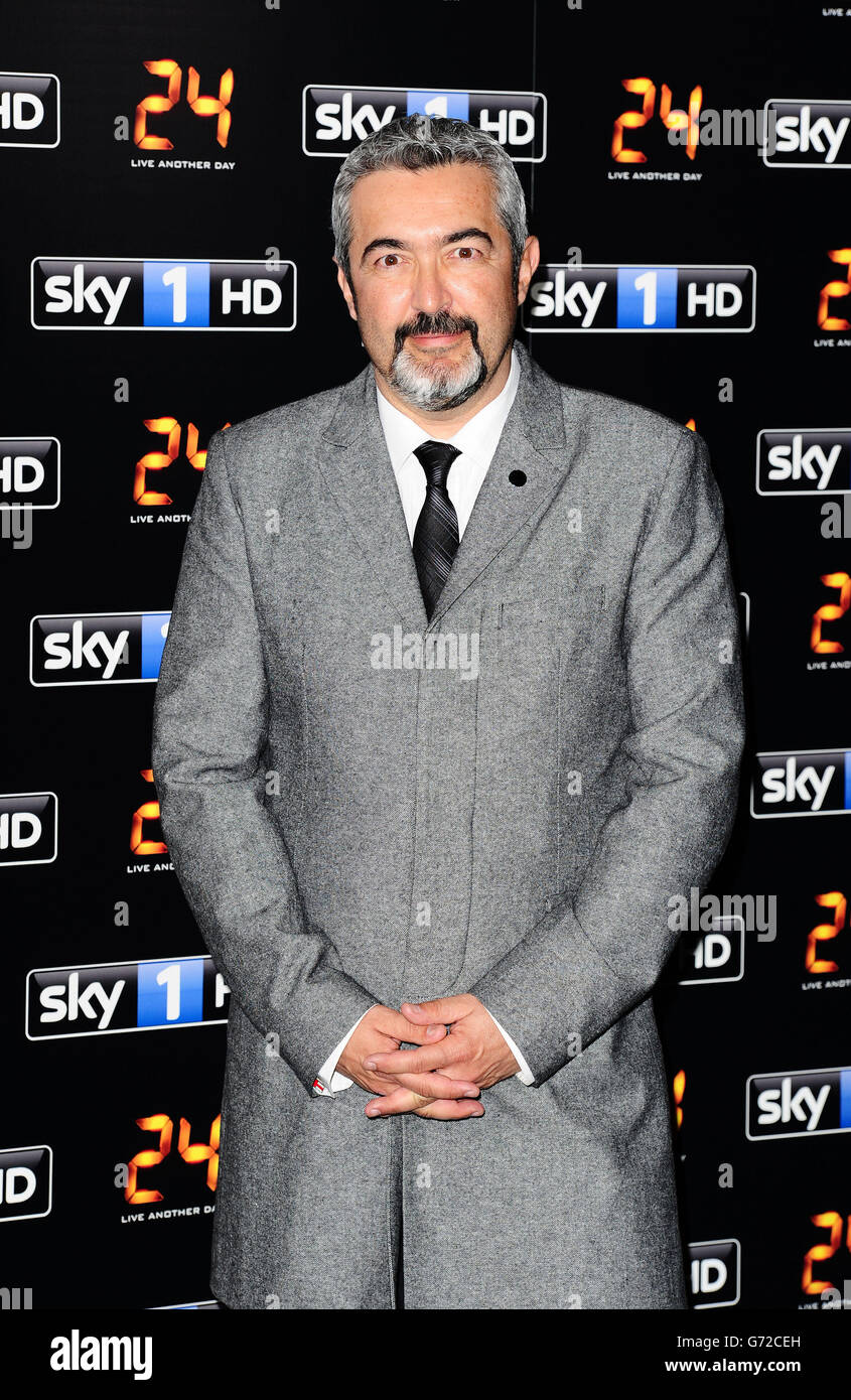 24: Live Another Day Screening - London. Jon Cassar bei der 24: Live Another Day UK Premiere im Old Billingsgate, London. Stockfoto