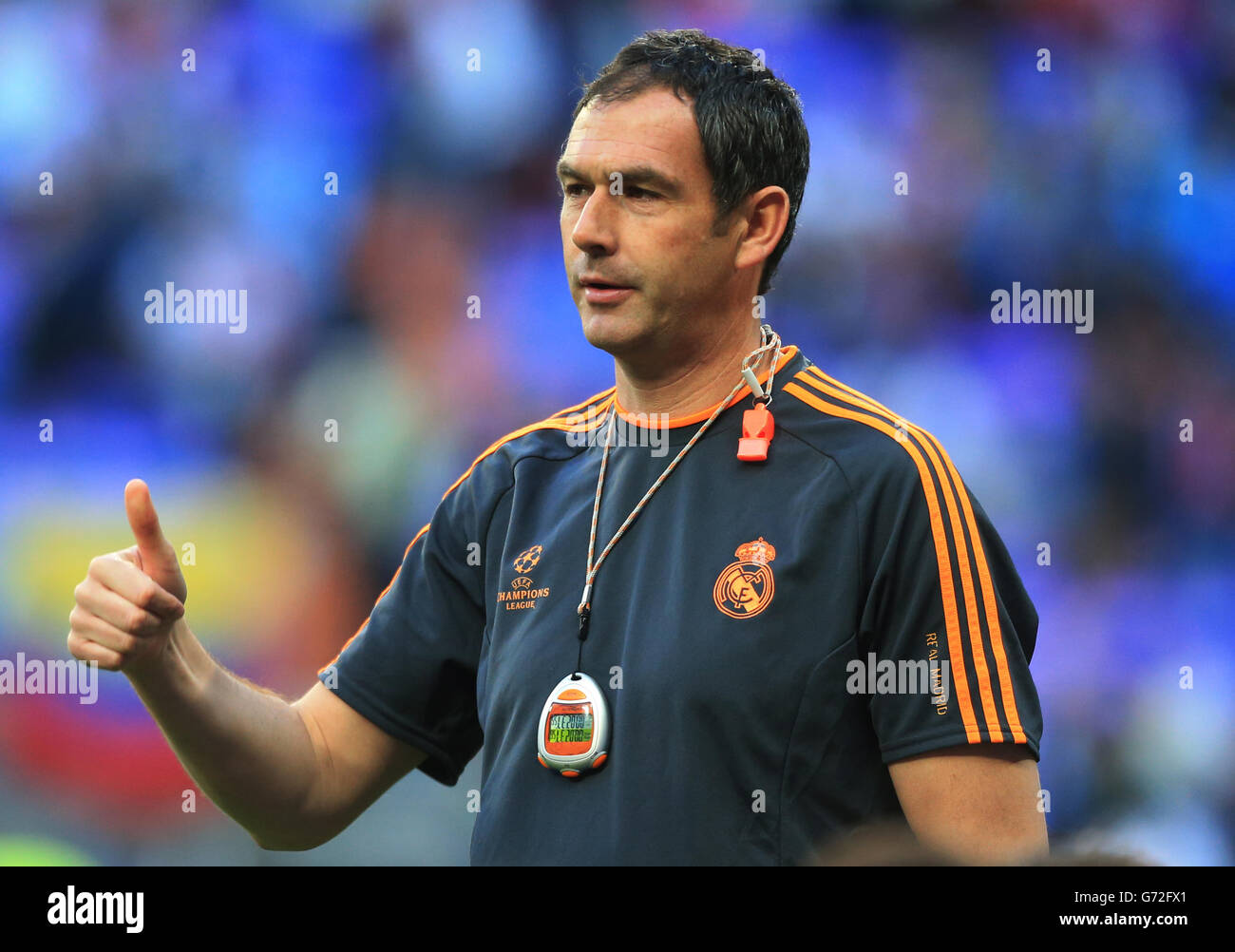 Fußball - UEFA Champions League - Halbfinale-Finale - Hinspiel - Real Madrid V Bayern München - Santiago Bernabeu Stockfoto
