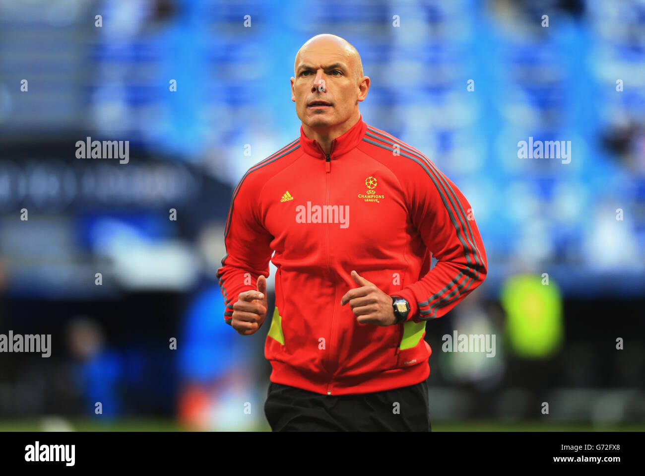 Fußball - UEFA Champions League - Halbfinale-Finale - Hinspiel - Real Madrid V Bayern München - Santiago Bernabeu Stockfoto