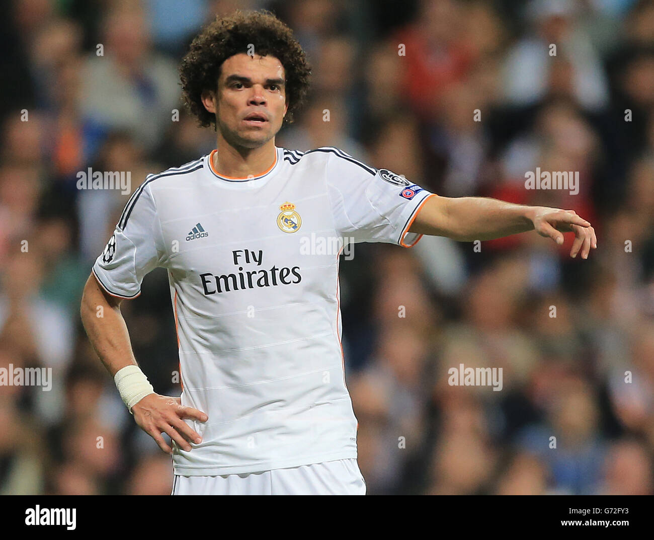 Fußball - UEFA Champions League - Halbfinale-Finale - Hinspiel - Real Madrid V Bayern München - Santiago Bernabeu Stockfoto