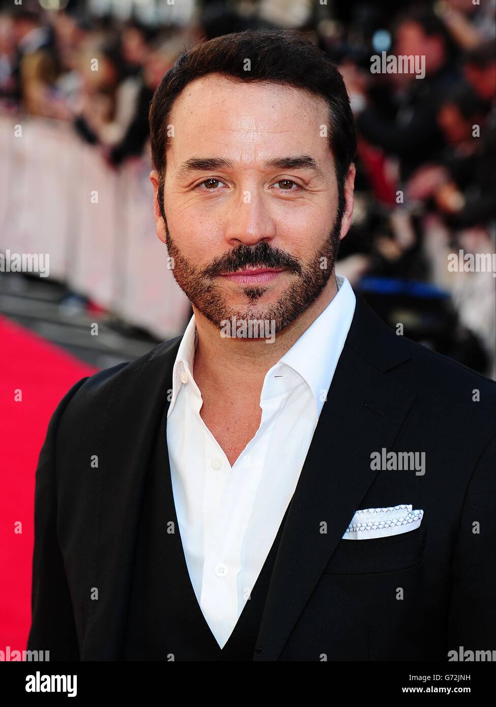 Jeremy Piven bei der Ankunft für die Arqiva British Academy Television Awards 2014 im Theatre Royal, Drury Lane, London. Stockfoto