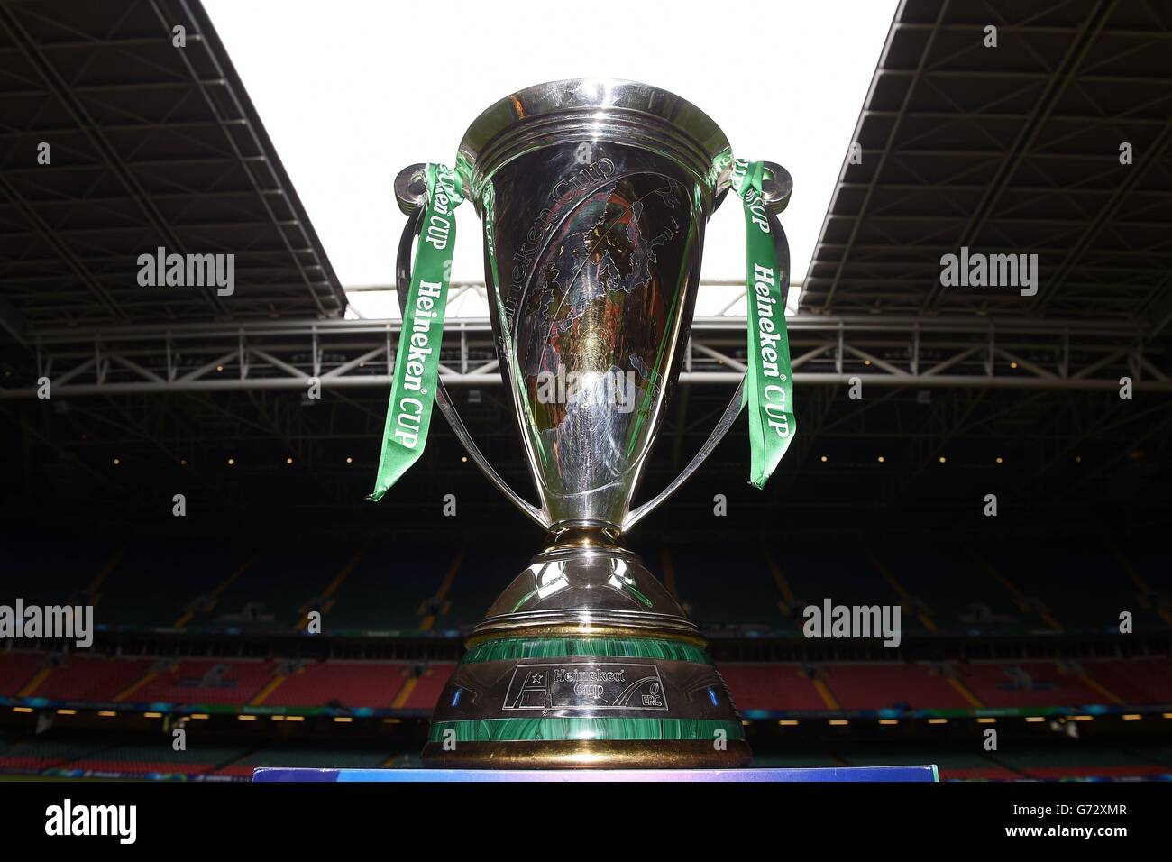 Rugby Union - Heineken Cup - Finale - RC Toulon gegen Saracens - RC Toulon Trainingssitzung und Pressekonferenz - Millennium Stadium. Gesamtansicht des Heineken Cup im Millennium Stadium, Cardiff. Stockfoto