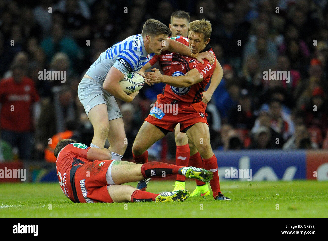 Rugby-Union - Heineken Cup - Final - RC Toulon V Sarazenen - Millennium Stadium Stockfoto