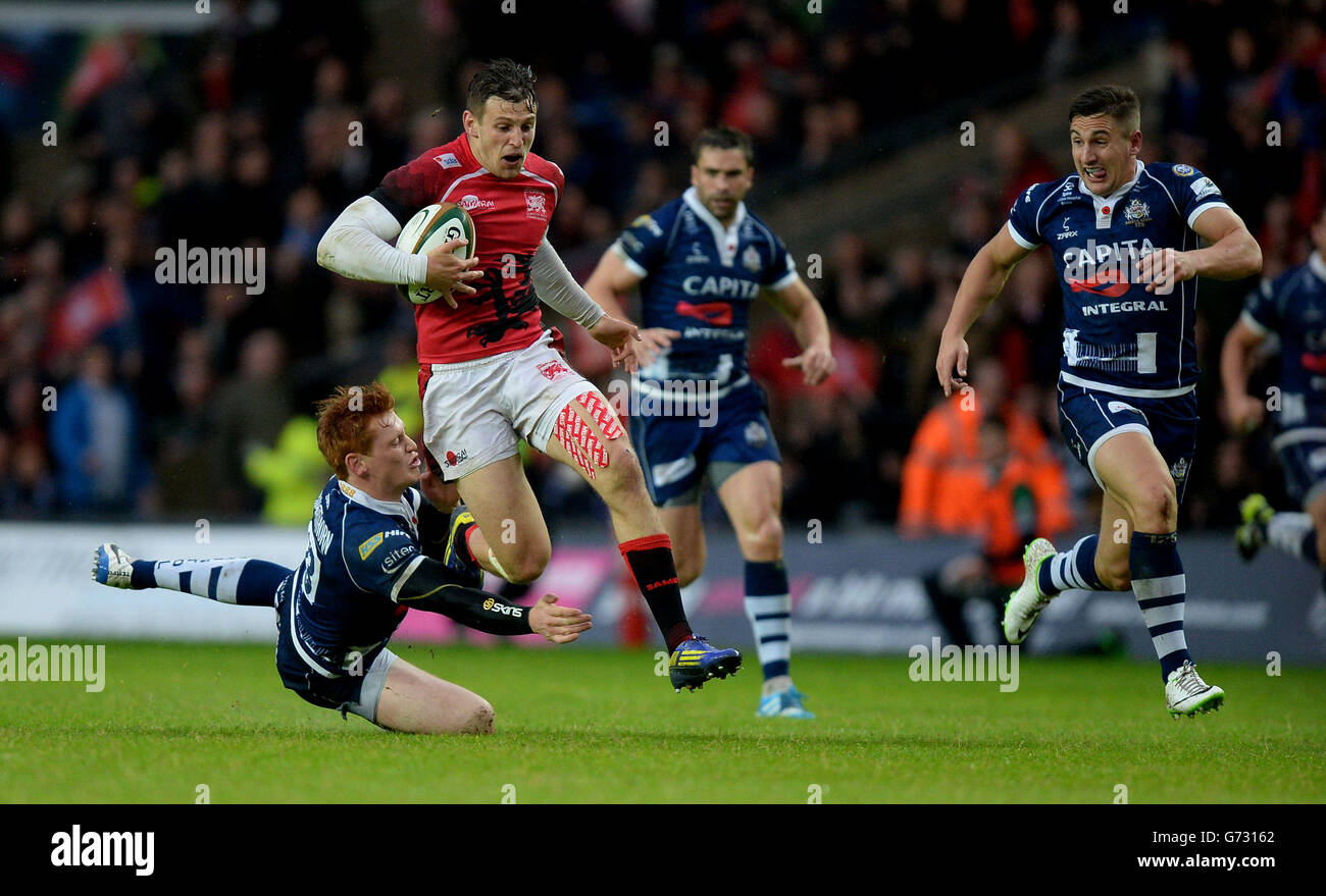 Rugby-Union - Greene King IPA WM - Final - Hinspiel - London Welsh V Bristol Rugby - Kassam Stadion Stockfoto