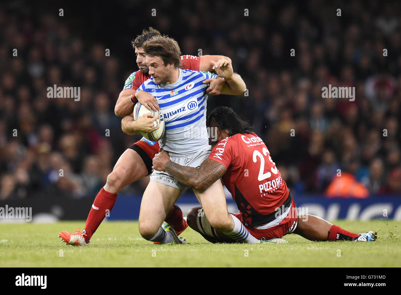 Rugby-Union - Heineken Cup - Final - RC Toulon V Sarazenen - Millennium Stadium Stockfoto