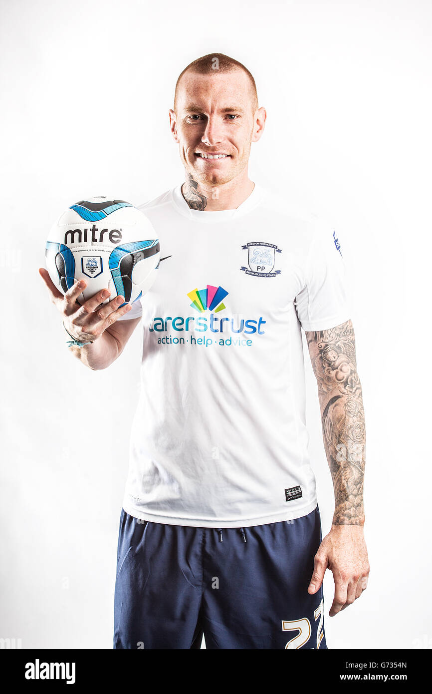 Fußball - Sky Bet League One - Preston North End Play Off Feature 2013/14 - Deepdale. Jack King, Preston North End Stockfoto