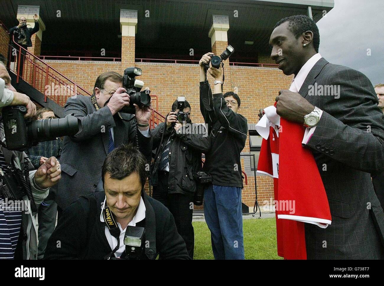 Hasselbaink unterschreibt für Middlesbrough Stockfoto