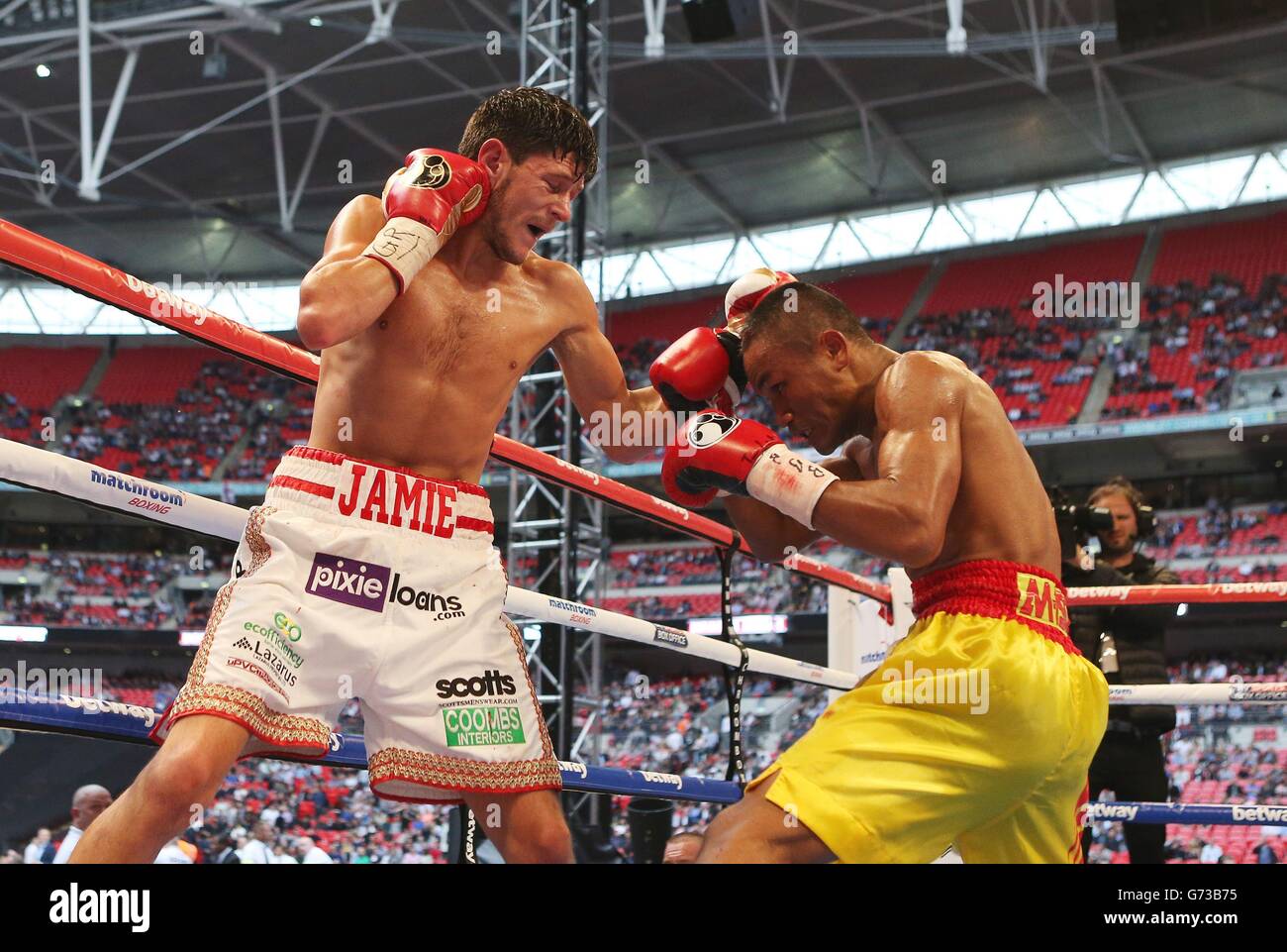 Boxen - Undercard - Wembley Arena Stockfoto