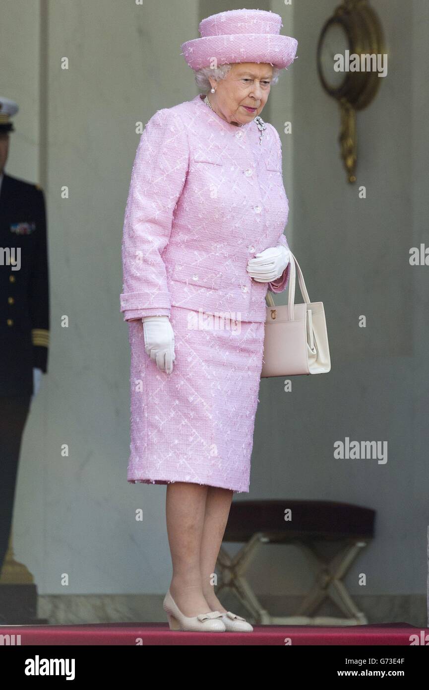 Staatsbesuch in Frankreich Stockfoto