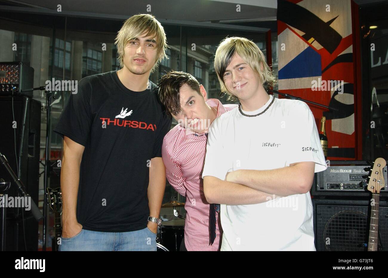 Busted MTV TRL Stockfoto