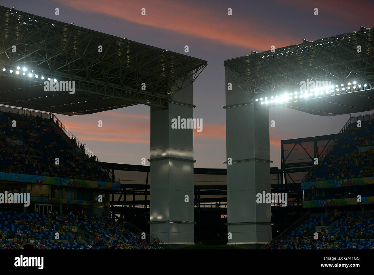Fußball - FIFA Fußball-Weltmeisterschaft 2014 - Gruppe H - Russland gegen Südkorea - Arena Pantanal. Eine allgemeine Ansicht der Arena Pantanal Stockfoto