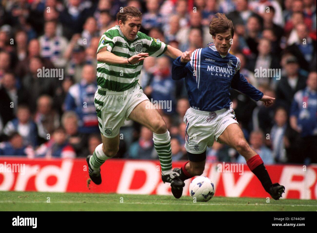 Schottische Fußball - Champions League-Rangers V Celtic Stockfoto