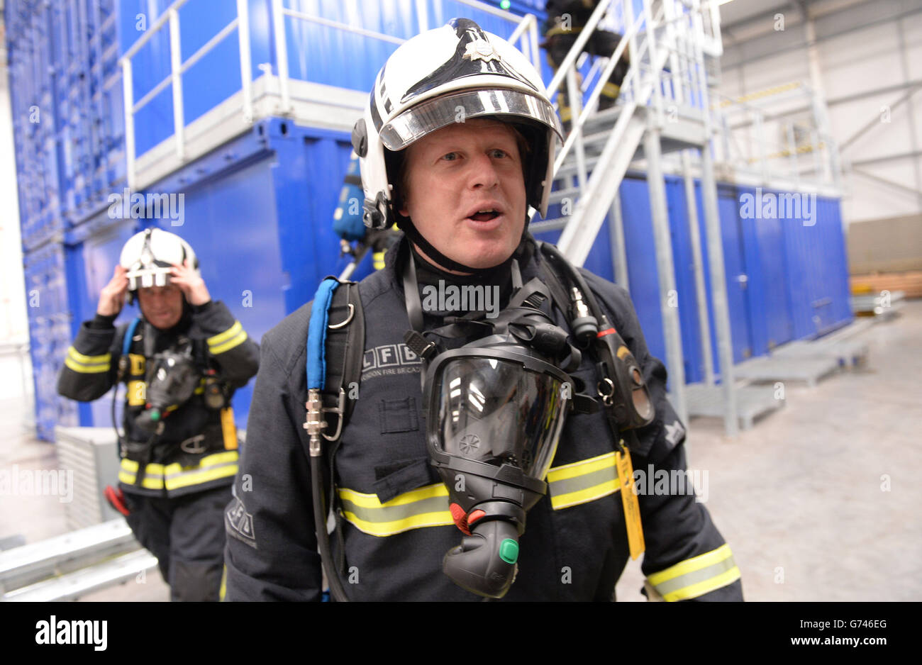 Neue Feuerwehr Ausbildungszentrum eröffnet Stockfoto