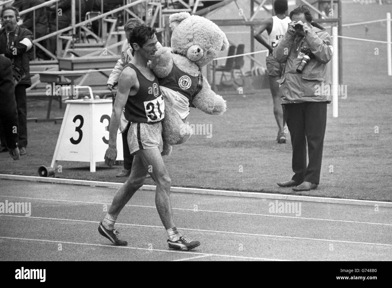 Commonwealth Games - 10.000 m - Meadowbank Stadium, Edinburgh Stockfoto