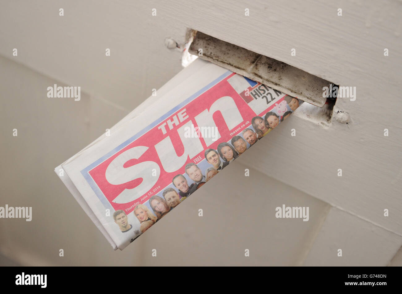 Miliband Leid über seine Sonne Bild Stockfoto