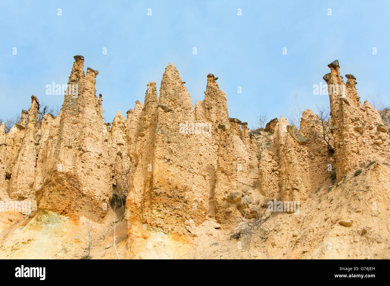 Teufel-Stadt in Serbien. Felsen von Djavolja Varos, natürliche Wunder Stockfoto
