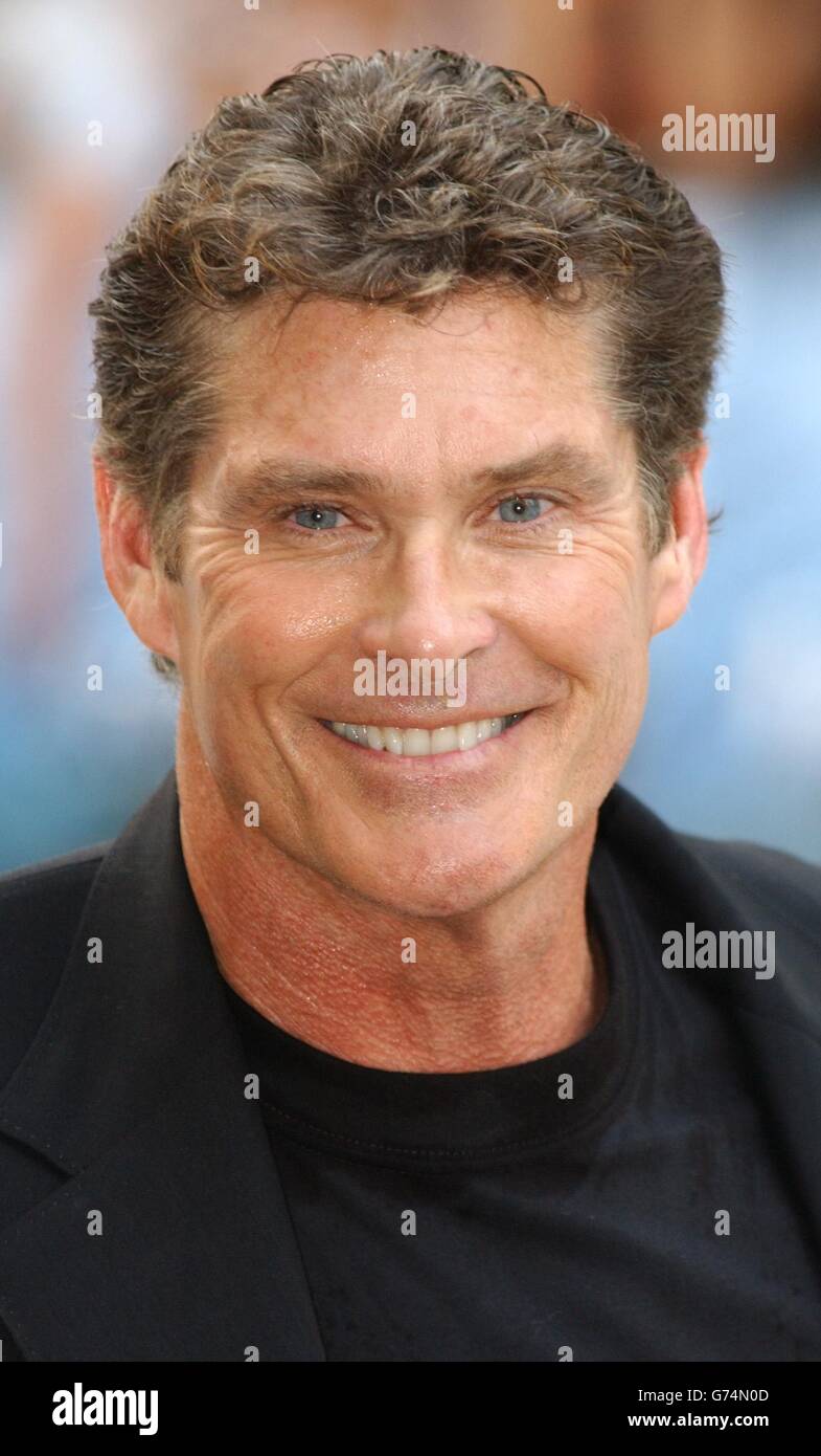 David Hasselhoff, I, Robot premiere Stockfoto