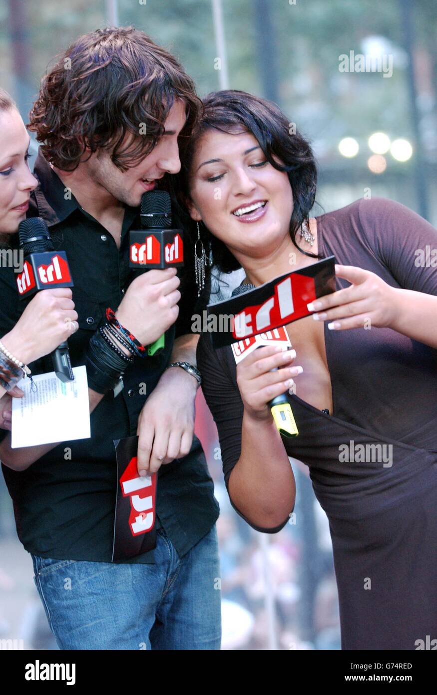 Nadia Almada MTV TRL Stockfoto