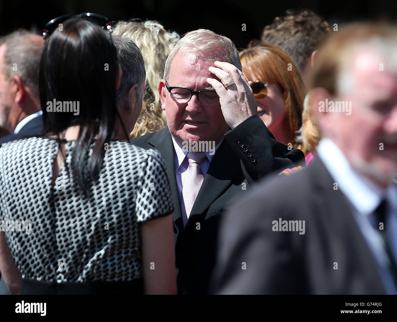David MacLennan Beerdigung Stockfoto