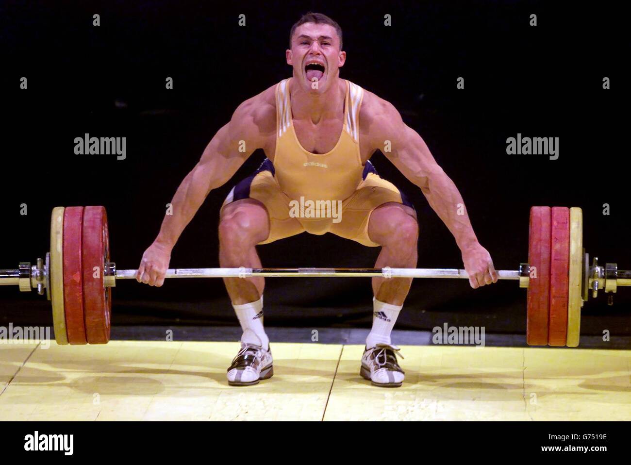 Gast der britischen gewichthebermeisterschaft Stockfotos und bilder