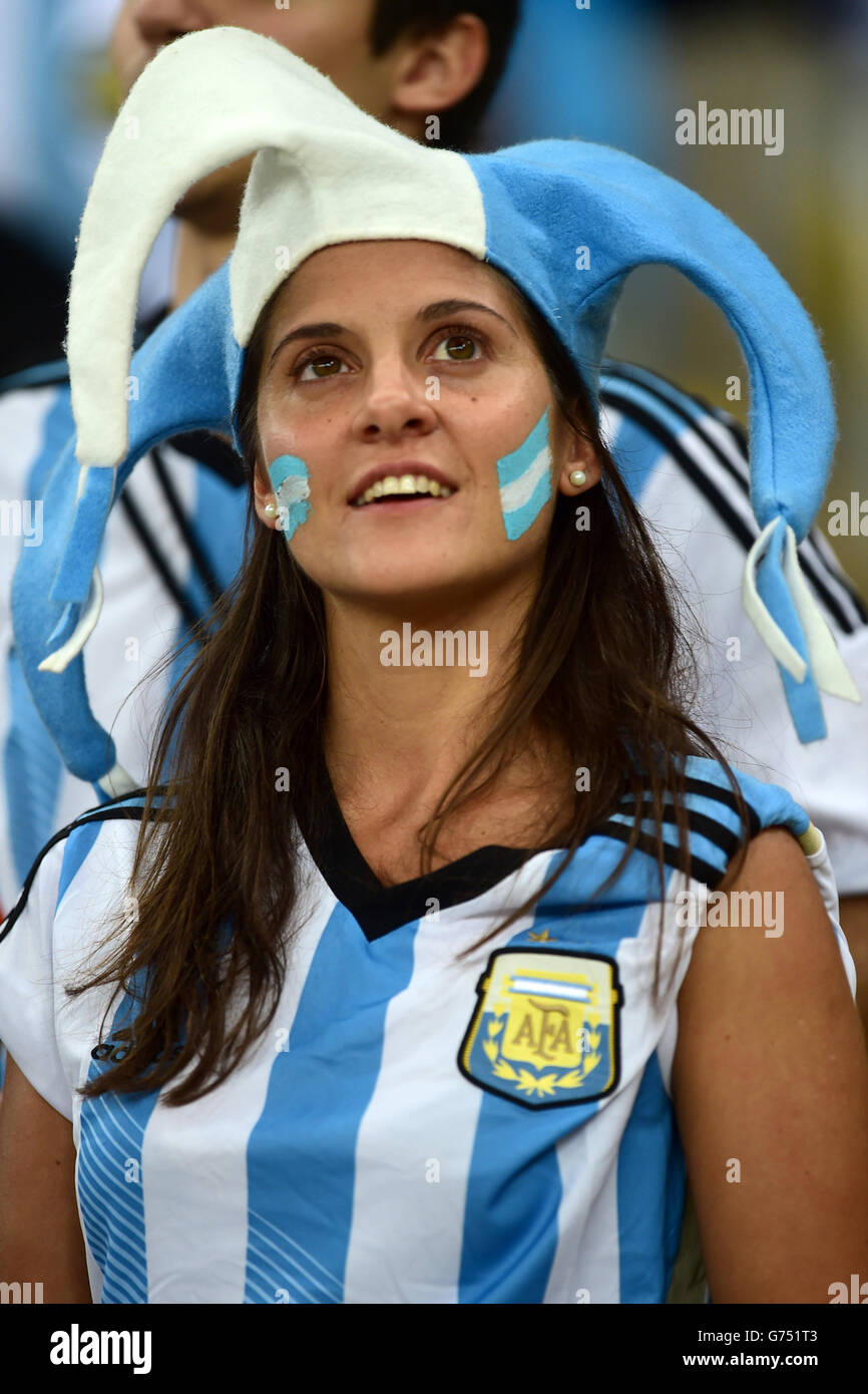 Fußball - FIFA WM 2014 - Gruppe F - Argentinien V Bosnien und Herzegowina - Maracana Stockfoto