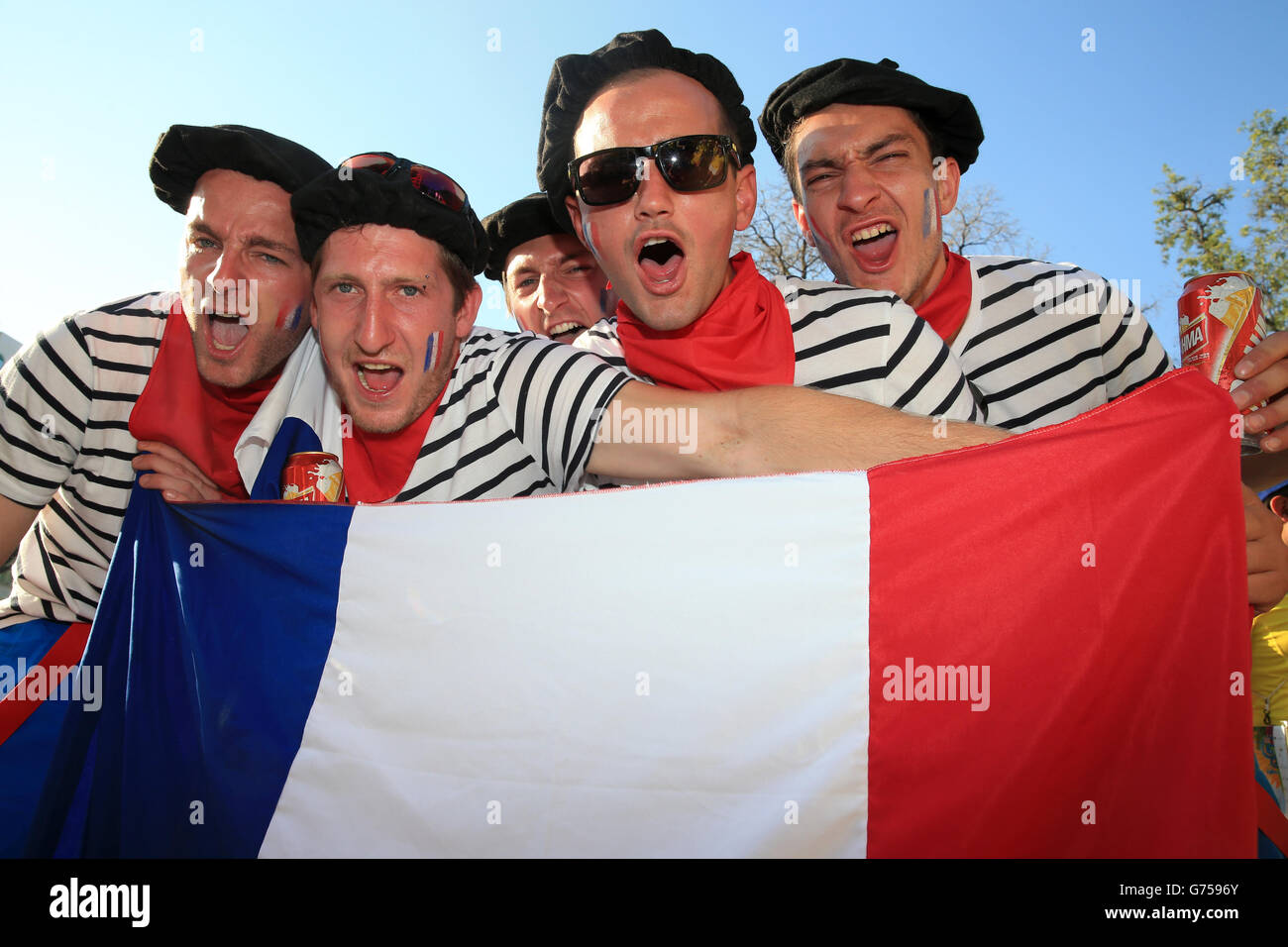 Fußball - FIFA WM 2014 - Gruppe E - Ecuador / Frankreich - Estadio Maracana Stockfoto