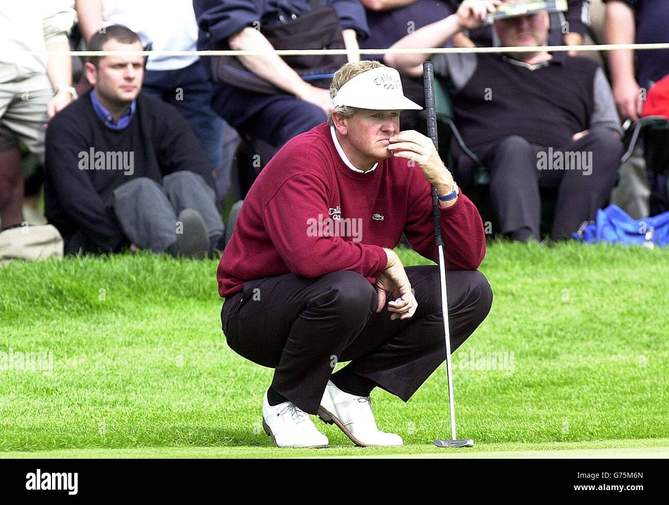 Colin Montgomerie im Finale der B&H International Geöffnet am Belfry in der Nähe von Sutton Coldfield Stockfoto