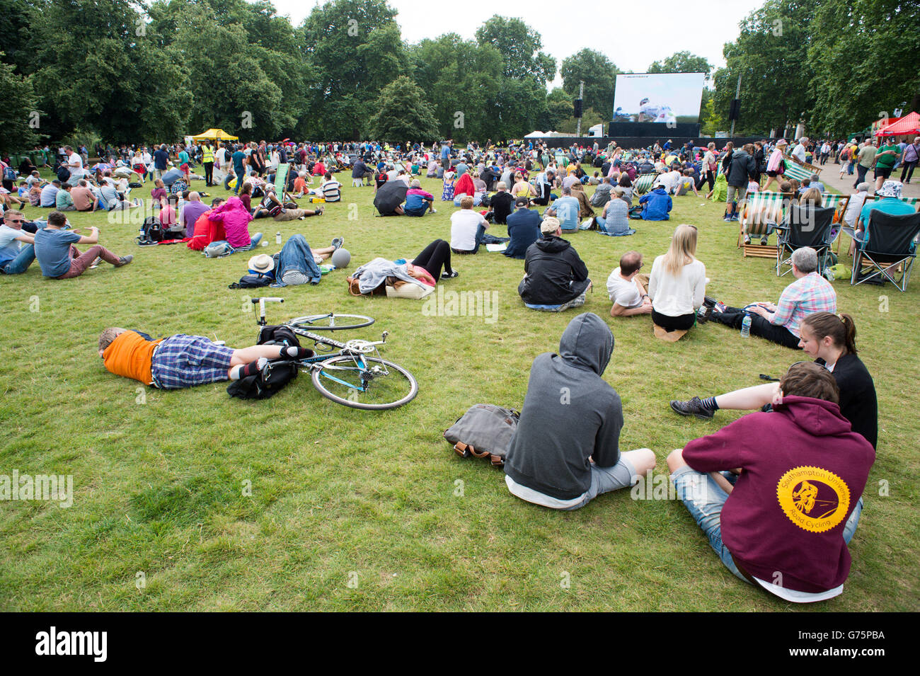 Radsport - Tour de France - Etappe 3 - Cambridge nach London Stockfoto