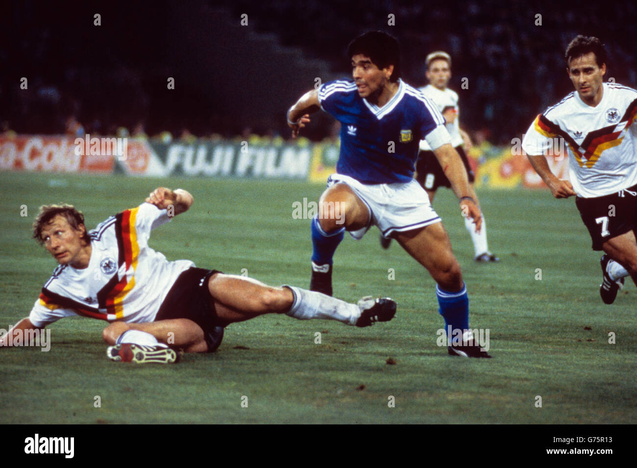 Fußball - 1990 FIFA World Cup - Finale - Westdeutschland gegen Argentinien - Stadio Olimpico, Rom Stockfoto