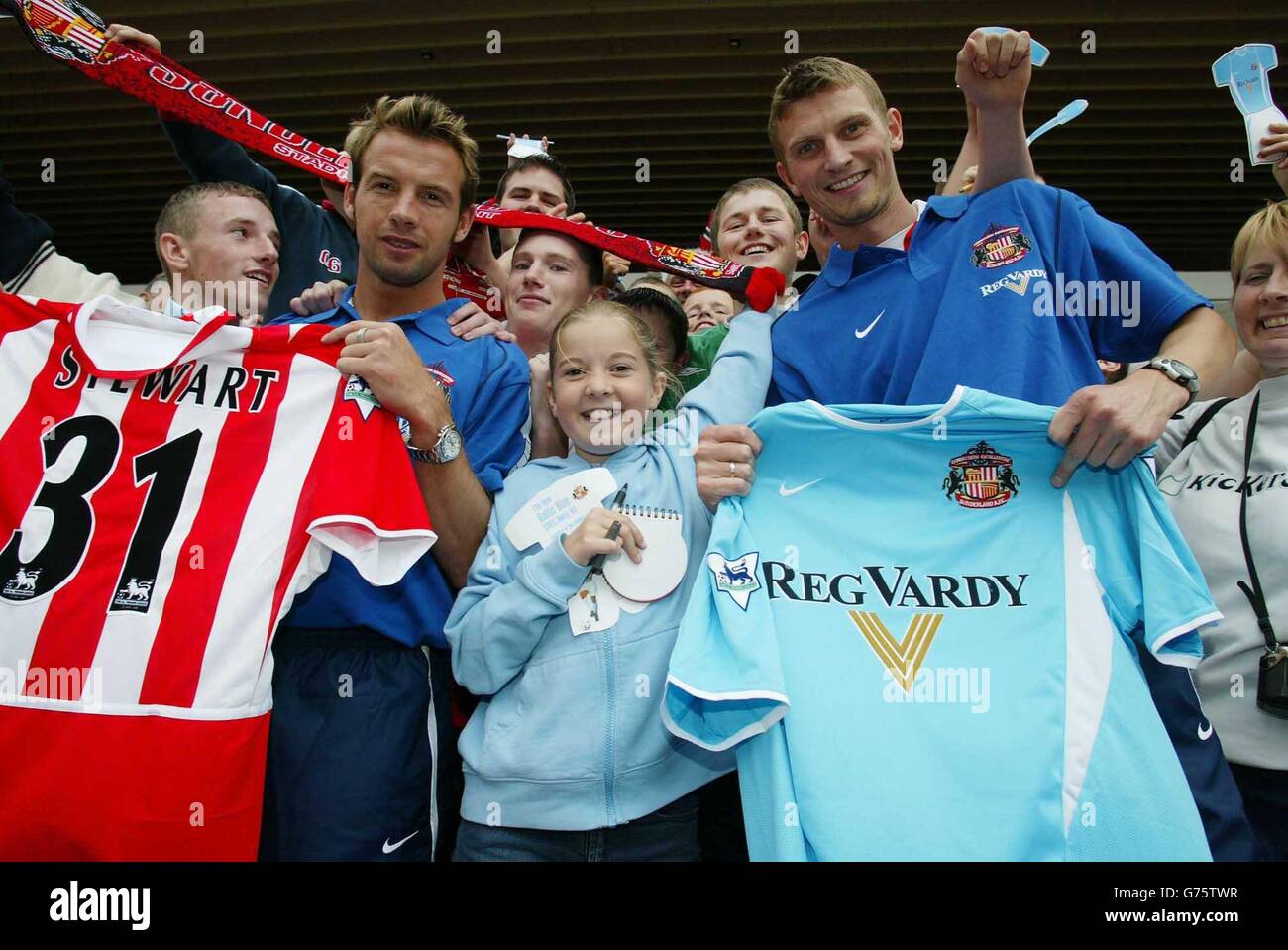 Marcus Stewart & Tore André Flo Stockfoto