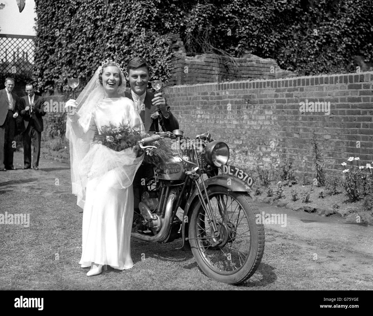 Motorsport - Speedway - Phil Bishop Hochzeit - London Stockfoto