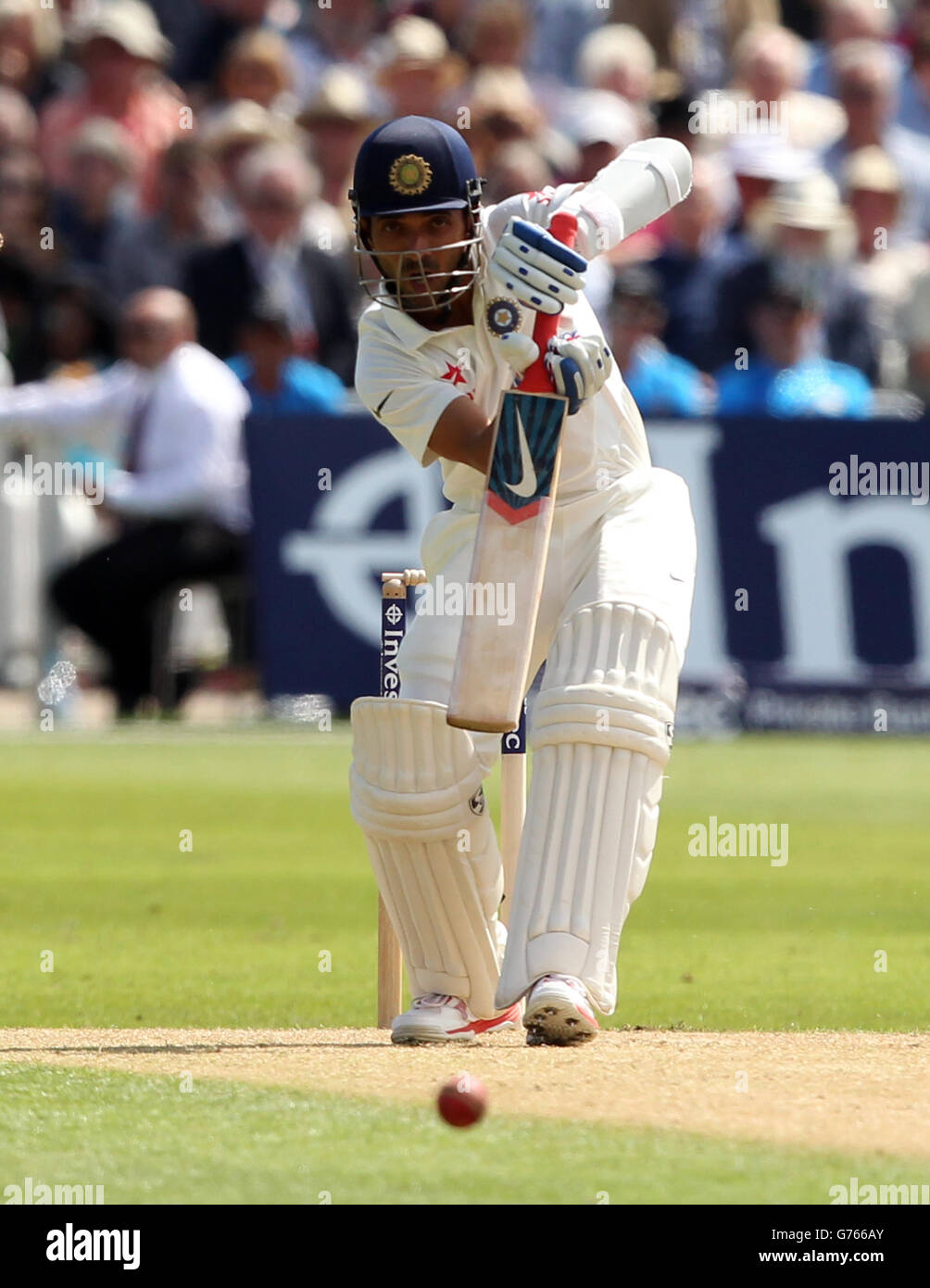 -Investec Testreihen - erster Test - England V Indien - Tag eins - Trent Bridge Cricket Stockfoto