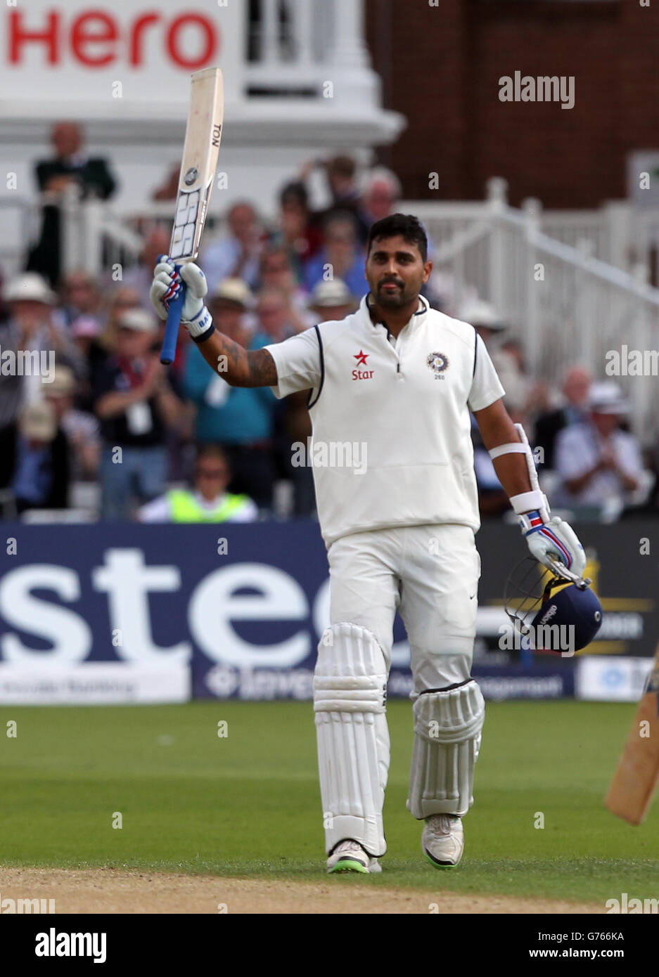 -Investec Testreihen - erster Test - England V Indien - Tag eins - Trent Bridge Cricket Stockfoto