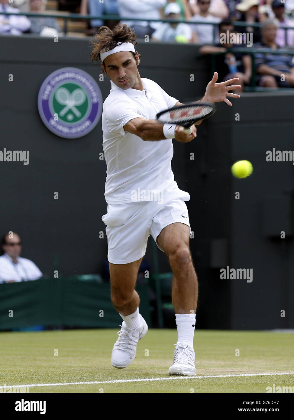 Tennis - Wimbledon Championships 2014 - Tag 9 - der All England Lawn-Tennis and Croquet Club Stockfoto