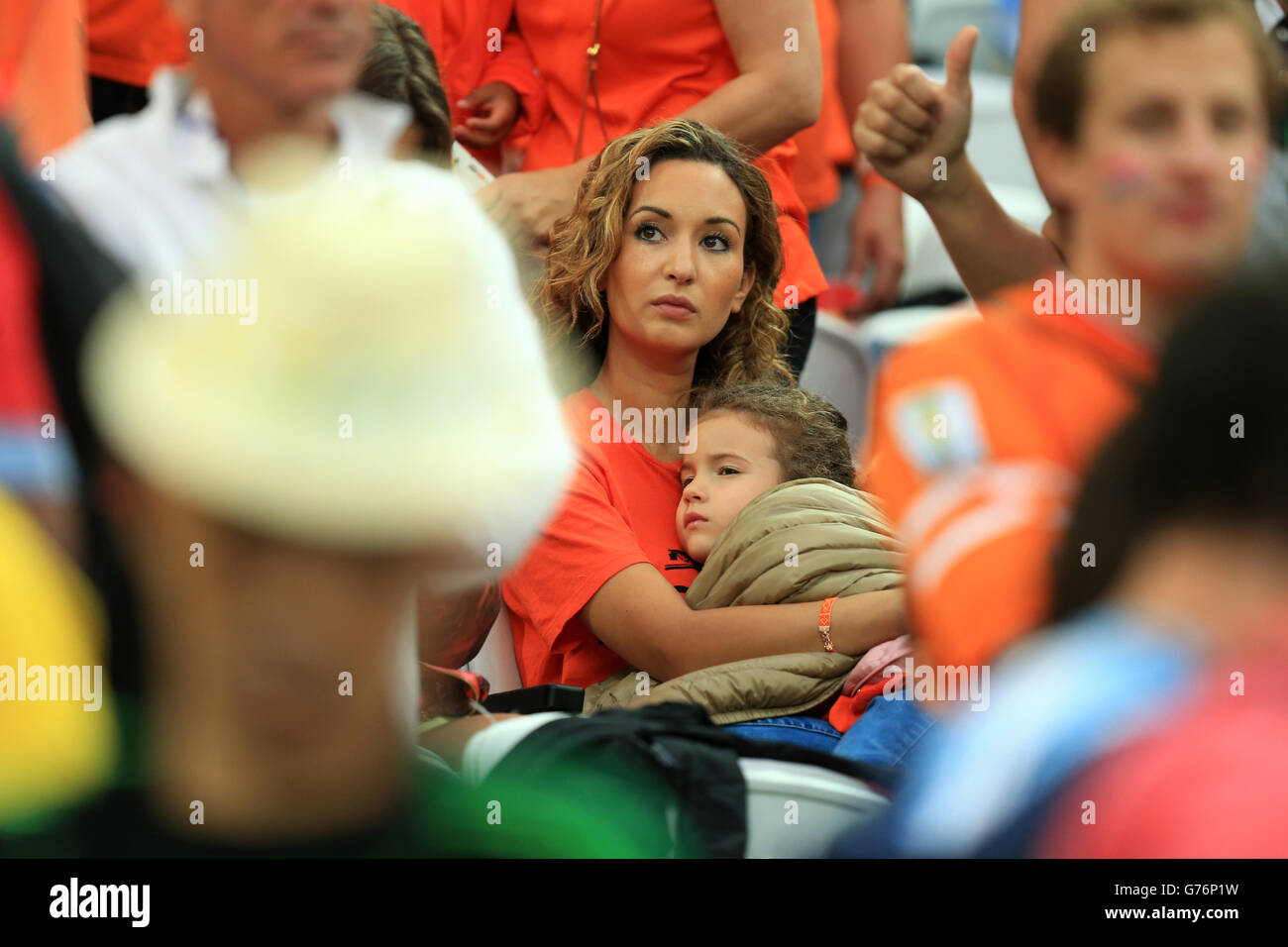 Fußball - FIFA WM 2014 - Semi Final - Niederlande gegen Argentinien - Arena de Sao Paulo Stockfoto
